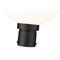 Z-Lite Laurent Outdoor Post Mount Fixture, 1-Light, 12 In.W x 15.75 In.H, Black/Opal 597PHB-BK - alternate 4